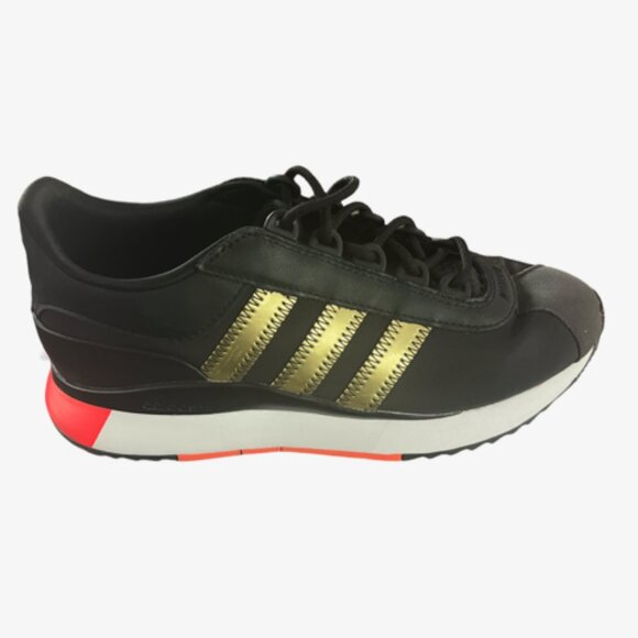 Adidas SL Andridge Black Gold Metallic, Women Size 8 - Picture 3 of 7